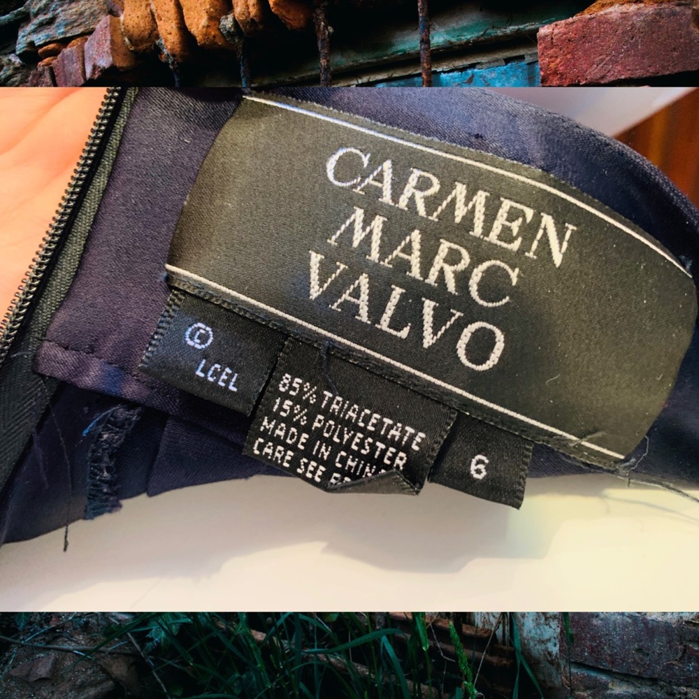 CARMEN MARC VALVO Navy Blue Pants - Picture 6 of 7